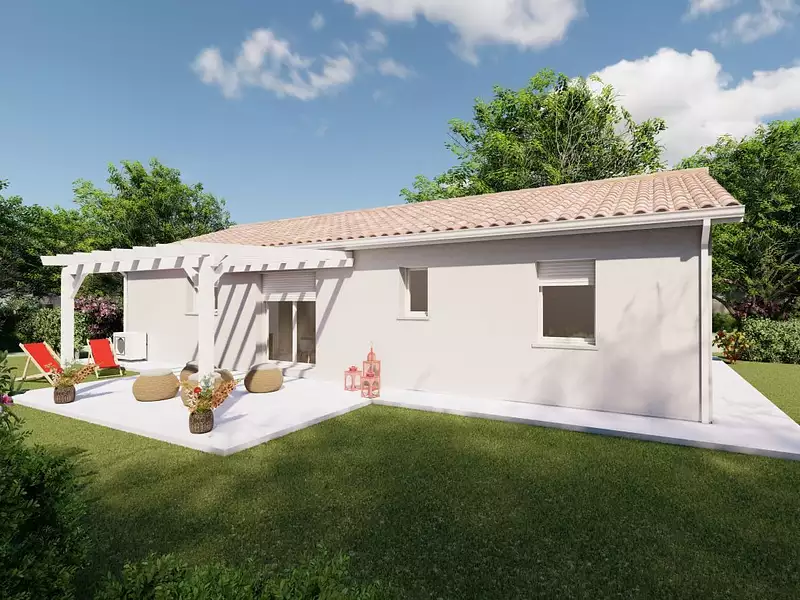 Maison neuve, 85 m² - Cours-de-Pile (24520)