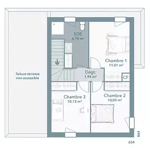 Maison neuve, 90 m²