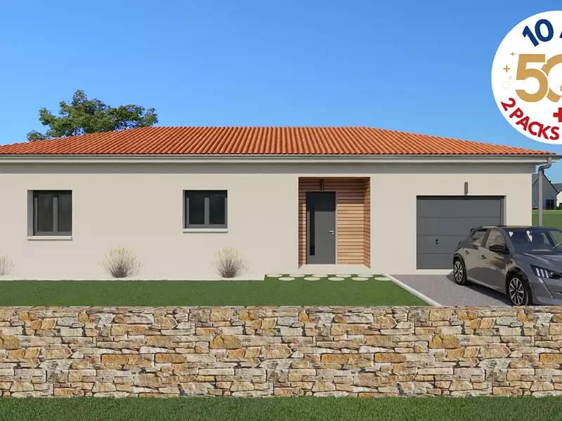 Maison neuve, 95 m² - Saint-Marcellin-en-Forez (42680)