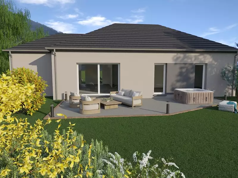 Maison neuve, 93 m² - Bourthes (62650)