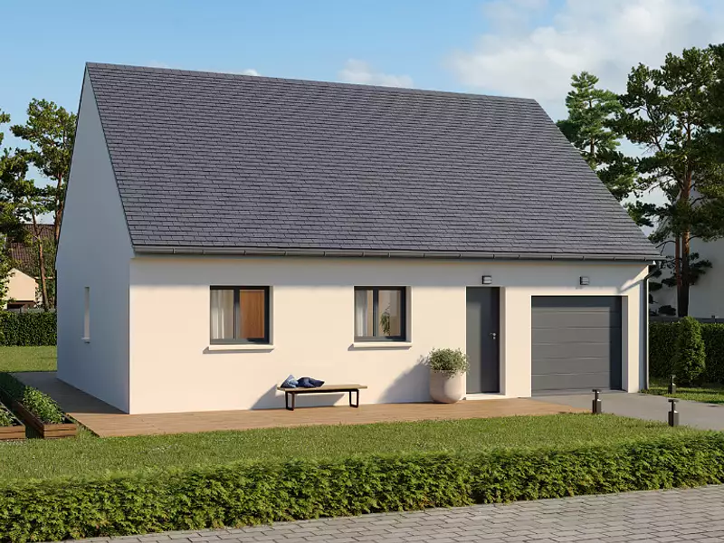 Maison neuve, 71 m² - Les Villages Vovéens (28150)
