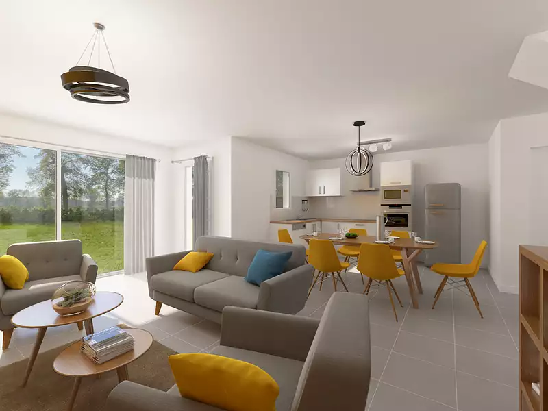 Maison neuve, 98 m² - Hommes (37340)