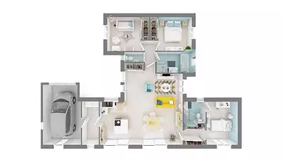 Maison neuve, 93 m²