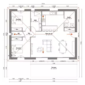 Maison neuve, 80 m²