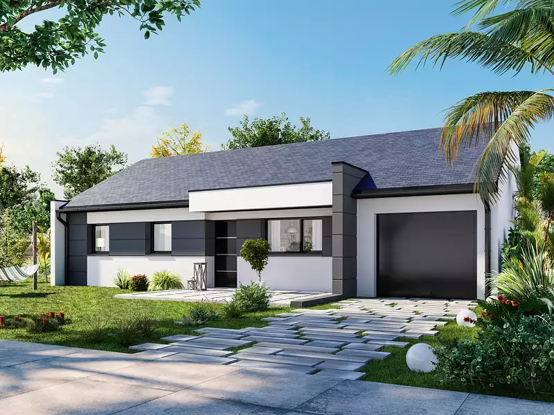 Maison neuve, 90,64 m² - Montévrain (77144)