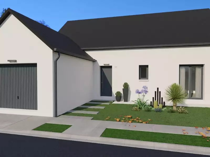 Maison neuve, 80 m² - Pernay (37230)