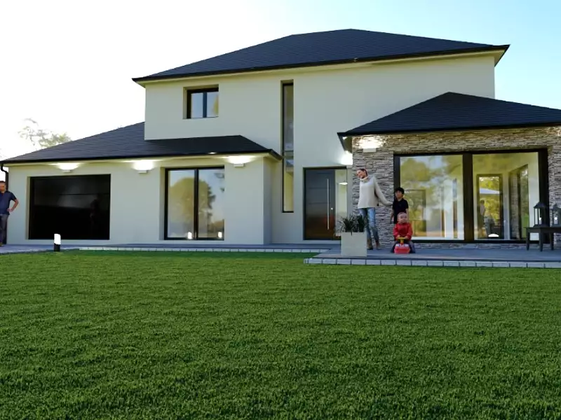 Maison neuve, 130 m² - Carpiquet (14650)