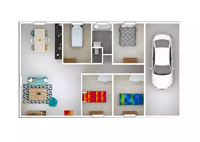 Maison neuve, 98 m²