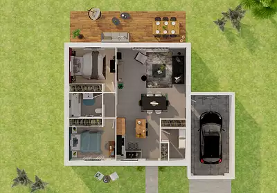 Maison neuve, 70 m²