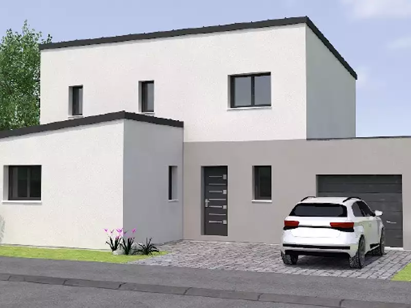 Maison neuve, 125 m² - Saint-Melaine-sur-Aubance (49610)