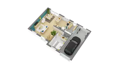 Maison neuve, 92,57 m²
