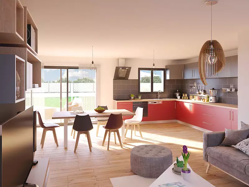 Maison neuve, 100 m² - Gastes (40160)