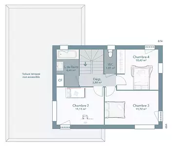 Maison neuve, 110 m²