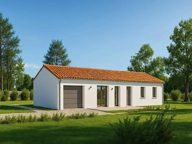 Maison neuve, 70 m² - Bergerac (24100)