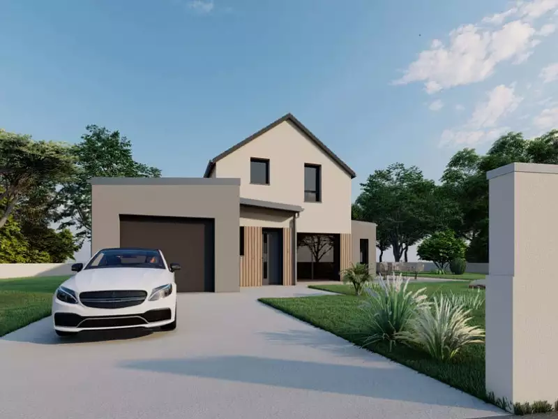 Maison neuve, 112 m² - Pléneuf-Val-André (22370)