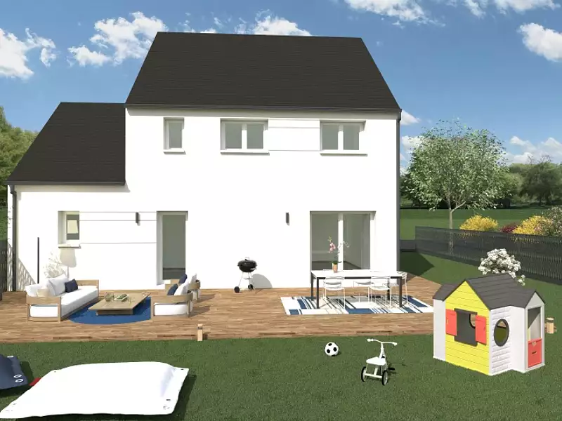 Maison neuve, 100 m² - Neuillé-Pont-Pierre (37360)