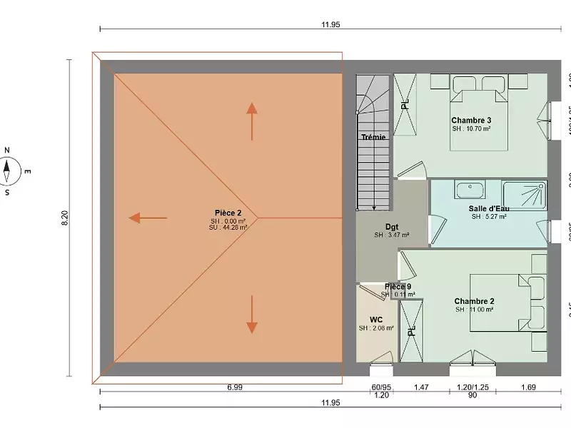 Maison neuve, 110 m² - La Crau (83260)