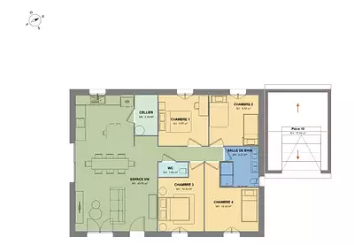 Maison neuve, 93 m²