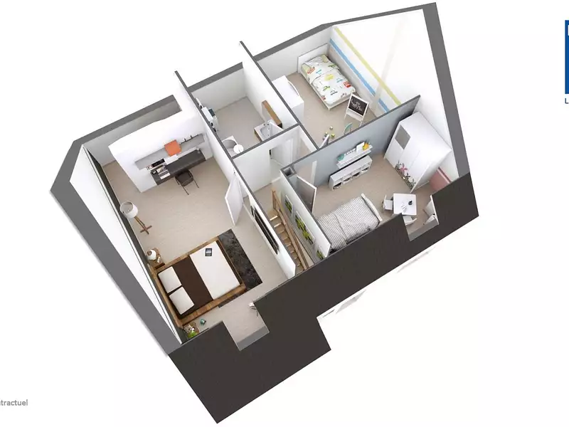 Maison neuve, 90 m² - Itteville (91760)