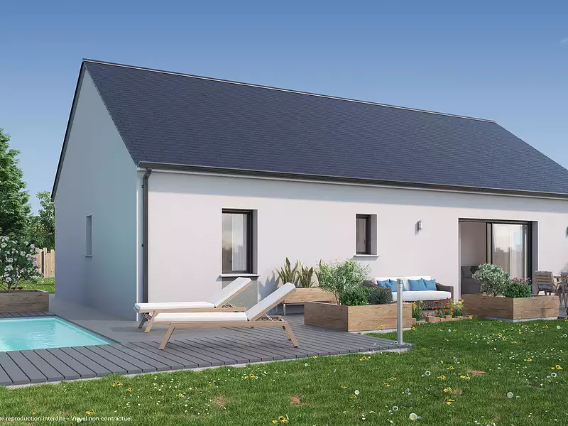 Maison neuve, 86 m² - Meung-sur-Loire (45130)