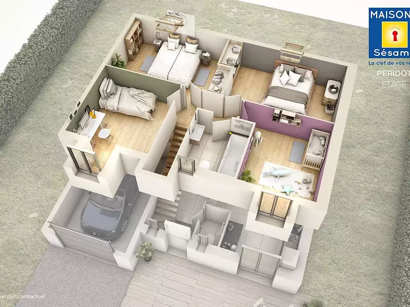 Maison neuve, 98 m² - Ollainville (91340)