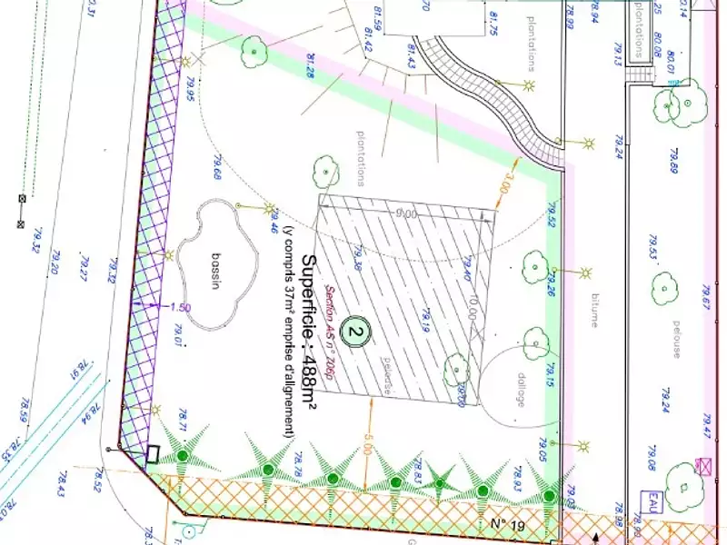Terrain à bâtir, 488 m² - Andrésy (78570)