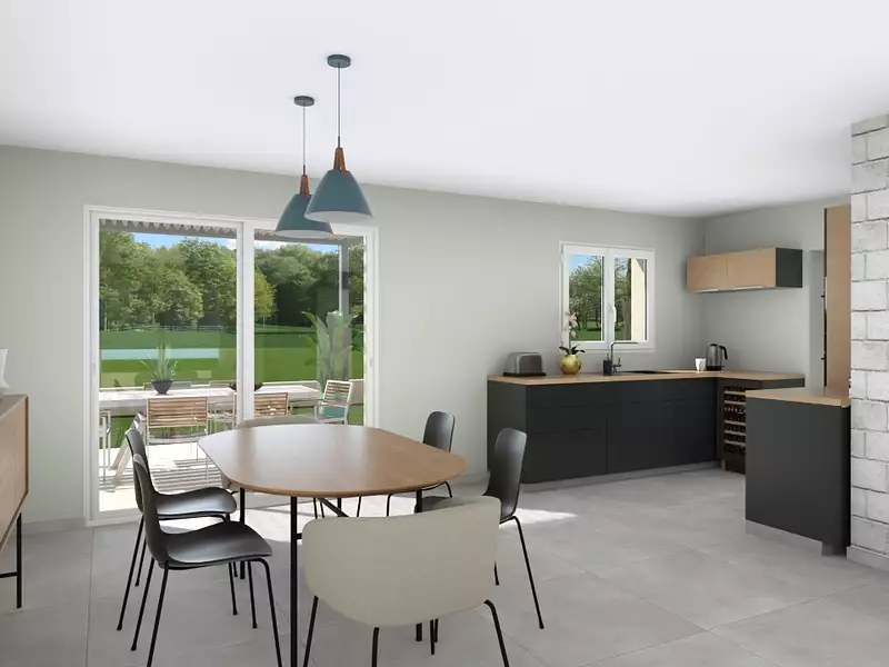 Maison neuve, 100 m² - Saint-Jean-la-Bussière (69550)