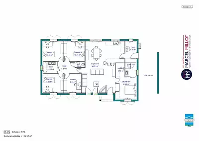 Maison neuve, 120 m²