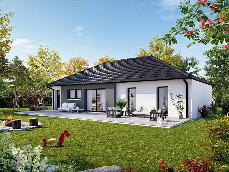 Maison neuve, 90,45 m² - Notre-Dame-de-Gravenchon (76330)