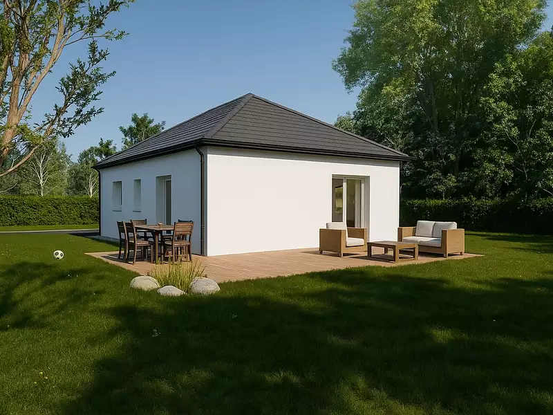 Maison neuve, 72 m² - Frichemesnil (76690)