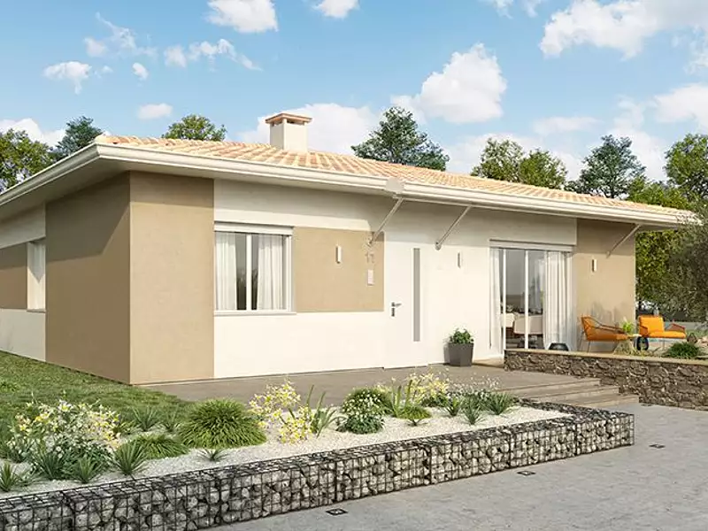 Maison neuve, 90 m² - Saint-Pierre-du-Mont (40280)