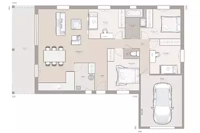 Maison neuve, 100 m²