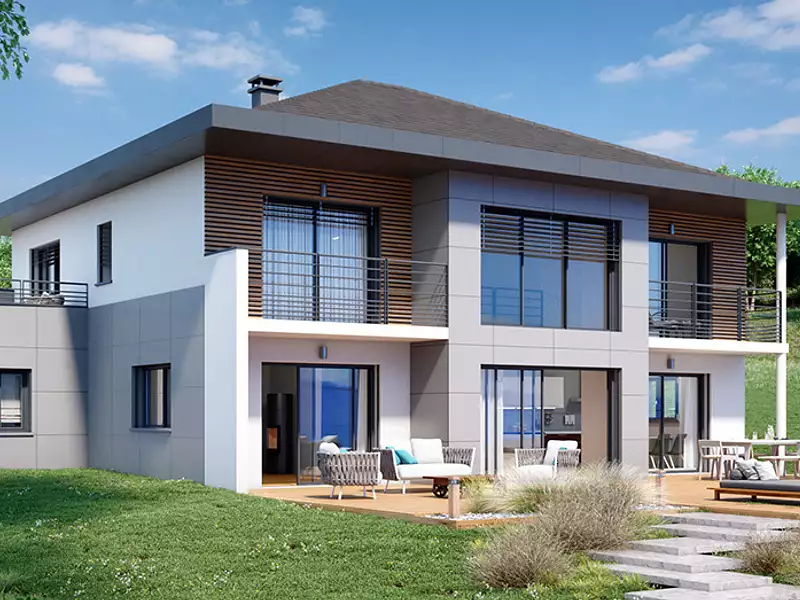 Maison neuve, 140 m² - Publier (74500)