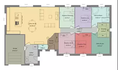 Maison neuve, 115 m²