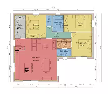 Maison neuve, 98 m²