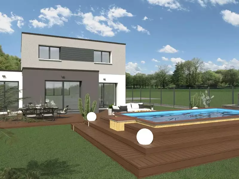 Maison neuve, 146 m² - Franqueville-Saint-Pierre (76520)