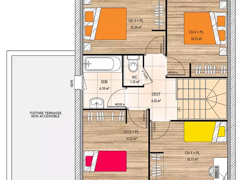 Maison neuve, 103 m² - La Membrolle-sur-Longuenée (49770)
