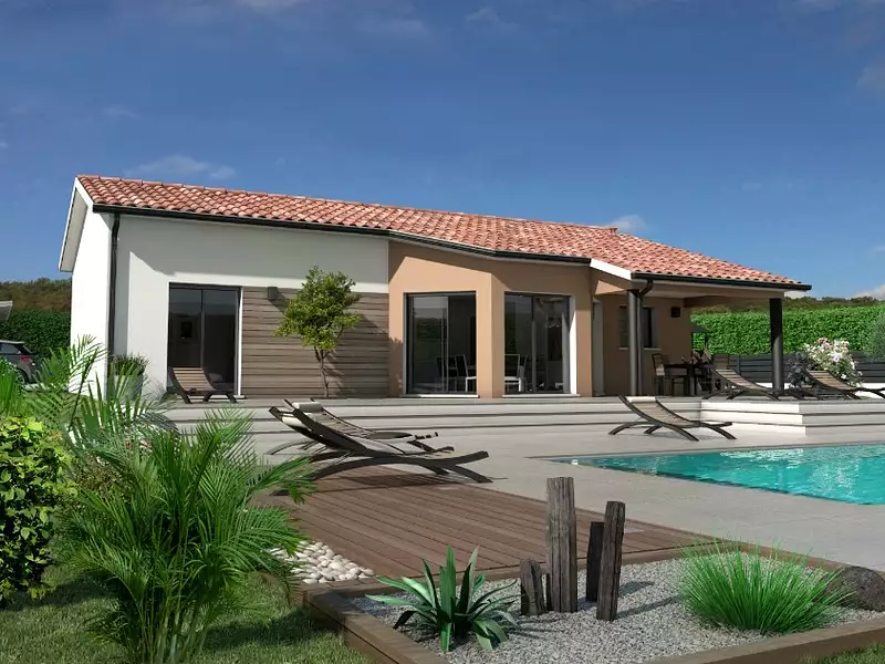 Maison neuve, 107 m² - Saint-Thibéry (34630)