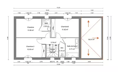 Maison neuve, 90 m²