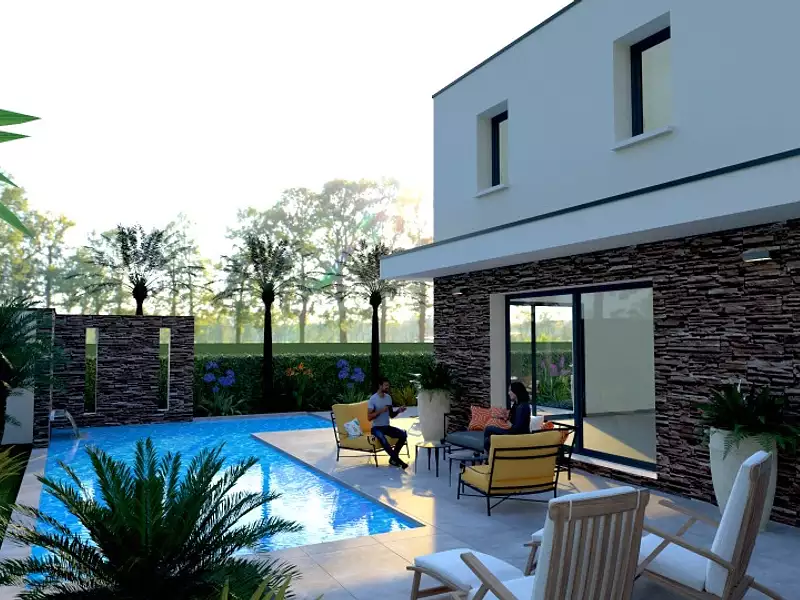 Maison neuve, 90 m² - Villeneuve-de-la-Raho (66180)