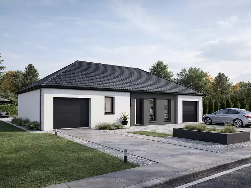 Maison neuve, 90,45 m² - Bertry (59980)