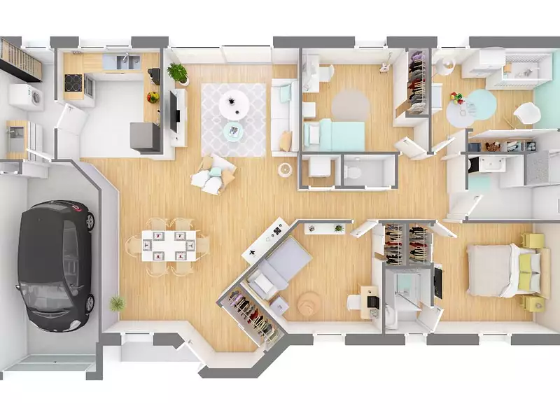 Maison neuve, 120 m² - La Tardière (85120)