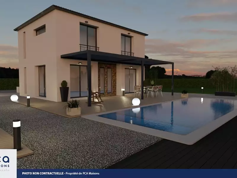 Maison neuve, 100 m² - Fox-Amphoux (83670)