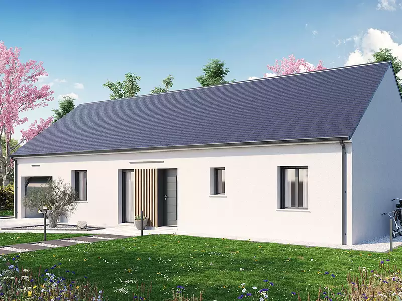 Maison neuve, 95 m² - Cravant-les-Côteaux (37500)