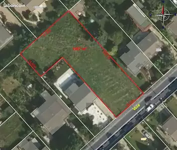 Terrain à bâtir, 1 074 m²
