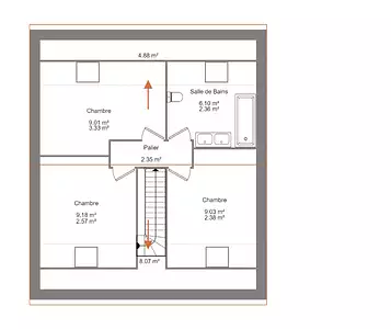 Maison neuve, 90 m²