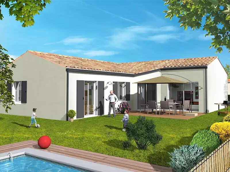Maison neuve, 94 m² - Dompierre-sur-Mer (17139)
