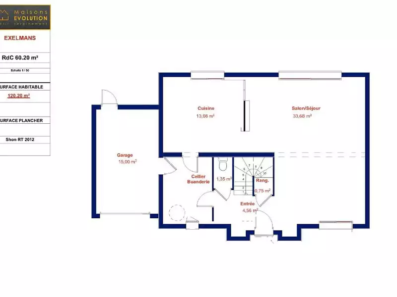 Maison neuve, 120 m² - Éragny (95610)