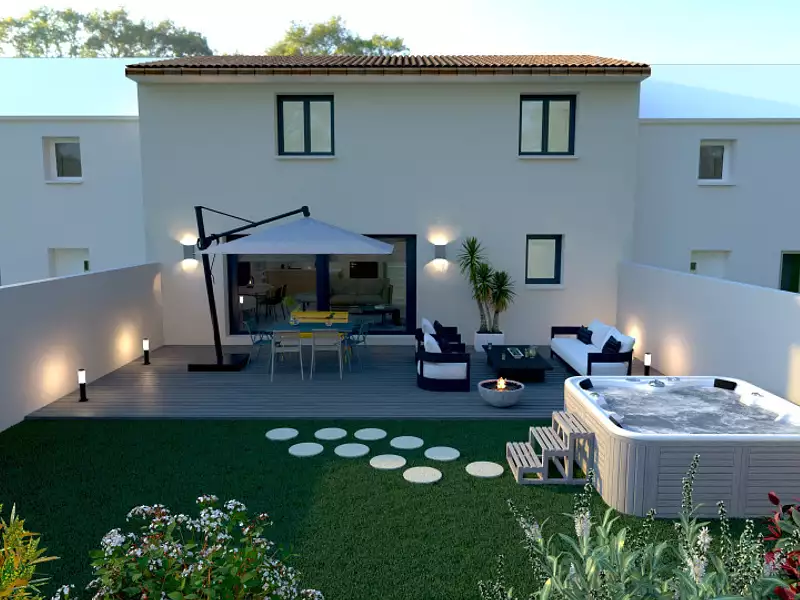 Maison neuve, 100 m² - Pollestres (66450)