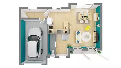 Maison neuve, 82 m²